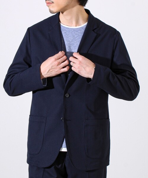 GLOSTER（グロスター）の「【SOLOTEX＋HEAT ENERGY】【セットアップ対応】テーラードジャケット（テーラードジャケット・メンズ・ブラック/ダークネイビー/チャコールグレー・S/L/M）」の10枚目の写真