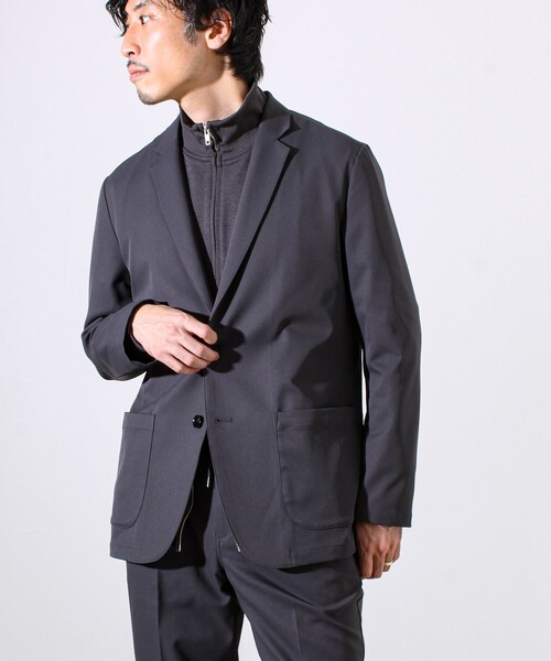 GLOSTER（グロスター）の「【SOLOTEX＋HEAT ENERGY】【セットアップ対応】テーラードジャケット（テーラードジャケット・メンズ・ブラック/ダークネイビー/チャコールグレー・S/L/M）」の22枚目の写真