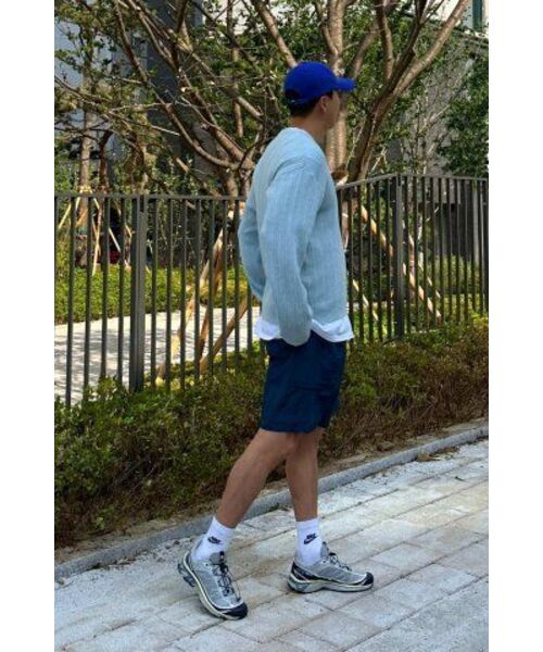 WMC（ダブリューエムシー）の「スカシメッシュラウンドニット_BABY BLUE（ニット/セーター・レディース・スカイブルー・MEDIUM/LARGE/X-LARGE）」の11枚目の写真