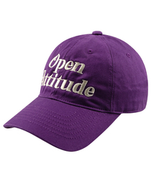 OPEN ATTITUDE（オープンアティチュード）の「ATTITUDE LETTERING BALL CAP[PURPLE]（キャップ）」