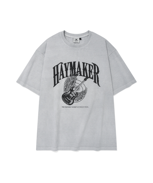 DYSFUNCT(ディスファンクト)の「HAYMAKER PIGMENT T-SHIRT(GRAY)(Tシャツ/カットソー・メンズ・その他・SMALL/MEDIUM/LARGE/X-LARGE)」の1枚目の写真