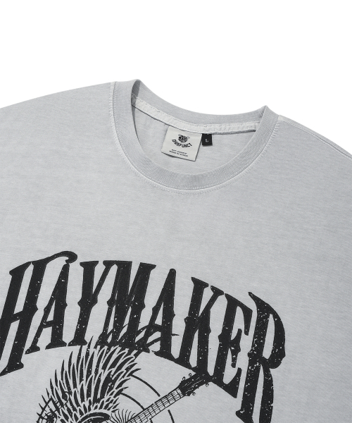 DYSFUNCT(ディスファンクト)の「HAYMAKER PIGMENT T-SHIRT(GRAY)(Tシャツ/カットソー・メンズ・その他・SMALL/MEDIUM/LARGE/X-LARGE)」の4枚目の写真
