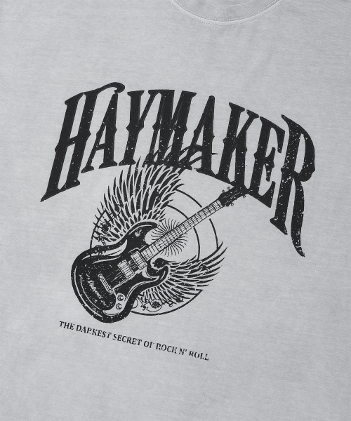 DYSFUNCT(ディスファンクト)の「HAYMAKER PIGMENT T-SHIRT(GRAY)(Tシャツ/カットソー・メンズ・その他・SMALL/MEDIUM/LARGE/X-LARGE)」の5枚目の写真