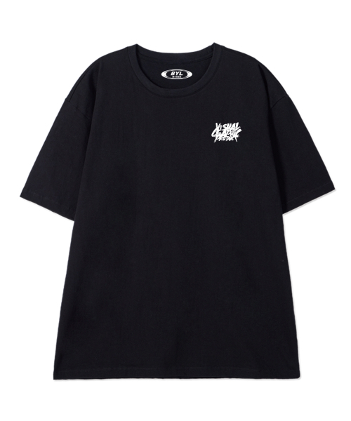 BY.L(バイエル)の「ペイントグラフィティロゴ半袖Tシャツブラック(Tシャツ/カットソー・メンズ・その他・LARGE/MEDIUM/XX-LARGE/X-LARGE)」の4枚目の写真