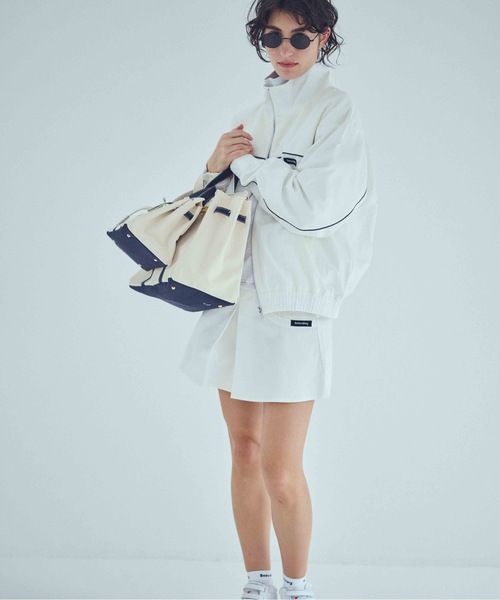 SEA(シー)の「TOMBOYトートバッグ (SILVER)(トートバッグ・レディース・ネイビー/レッド・ONE SIZE)」の11枚目の写真