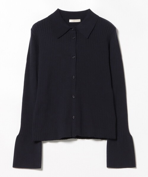 BEAMS HEART(ビームスハート)の「襟付き リブニット × スカート(セットアイテム)(ワンピース・レディース・サックスブルー/グレー/ネイビー・FREE)」の17枚目の写真