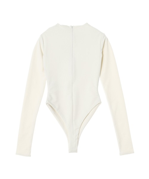 entire studios(エンタイアスタジオ)の「Entire Studios LS BODYSUIT - NYLON SPANDEX RI - ES2357RI(Tシャツ/カットソー・レディース・ホワイト・X-SMALL)」の2枚目の写真