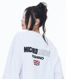 シグネチャーバックロゴスウェットメランジ_ユニセックス