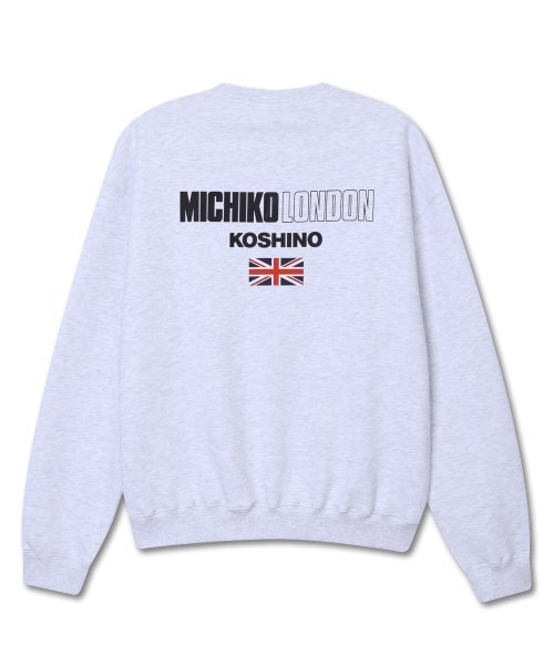 MICHIKO LONDON（ミチコ ロンドン）の「シグネチャーバックロゴスウェットメランジ_ユニセックス（スウェット・レディース・その他・LARGE/SMALL）」の5枚目の写真