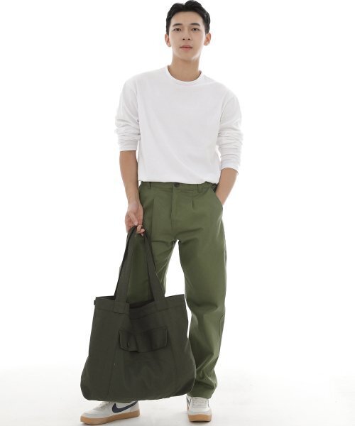 SAINTCREW(セントクルー)の「カバーポケットビッグサイズFCP-106エコバッグカーキ(エコバッグ/サブバッグ・メンズ・その他・フリー)」の3枚目の写真