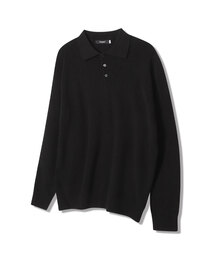 POLYGRAM（ポリグラム）の「ロングスリーブカラーニット - 4カラー（ニット/セーター）」