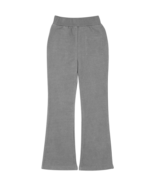 DAVE&DAZE(デイブアンドデイズ)の「エッセンシャルブーツカットスウェットパンツグレー(スウェットパンツ・レディース・その他・FREE)」の2枚目の写真