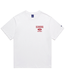 RUNING SMALL LOGO TEE (WHITE-RED)