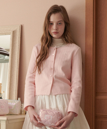 LULUCHOU（ルルシュ）の「Twist Cardigan - ROMANTIC PINK（カーディガン/ボレロ）」