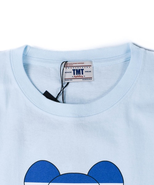 TMT（ティーエムティー）の「【TMT/ティーエムティー】BE@RBRICK×TMT HEAVY JERSEY S/SL TEE TRICOLOR（Tシャツ/カットソー・メンズ・サックスブルー/ホワイト・XX-LARGE/SMALL/MEDIUM/X-LARGE）」の5枚目の写真