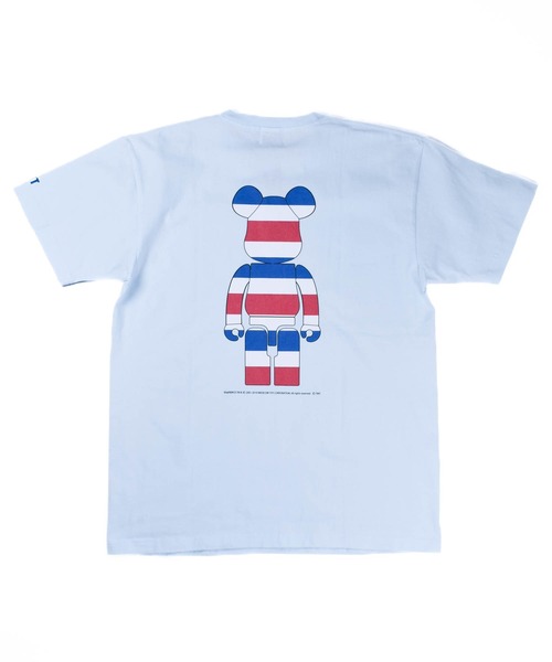 TMT（ティーエムティー）の「【TMT/ティーエムティー】BE@RBRICK×TMT HEAVY JERSEY S/SL TEE TRICOLOR（Tシャツ/カットソー・メンズ・サックスブルー/ホワイト・XX-LARGE/SMALL/MEDIUM/X-LARGE）」の8枚目の写真