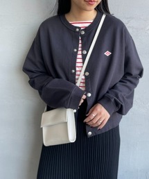 DANTON | 【WEB先行予約】[DANTON/ダントン] ドットボタン クルーネックスウェットカーディガン(カーディガン/ボレロ)