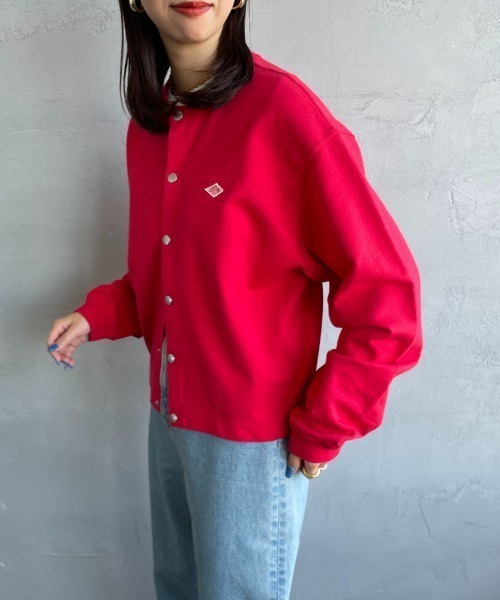 WEB先行予約】[DANTON/ダントン] ドットボタン クルーネックスウェット