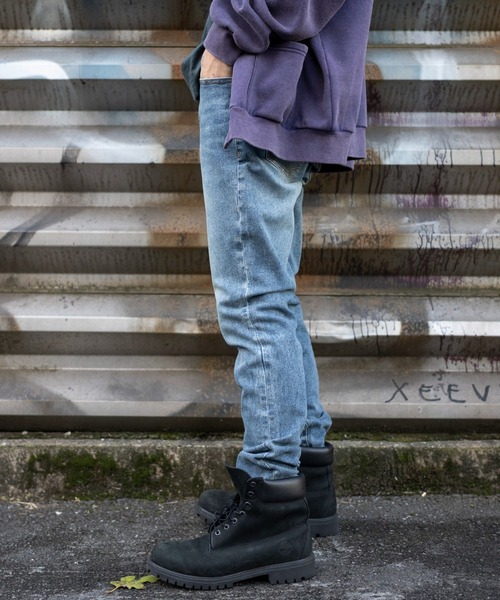 WEGO(ウィゴー)の「WEGO/スリムフィットデニムパンツ(デニムパンツ・メンズ・コバルトブルー/ブラック系3・SMALL/MEDIUM/LARGE)」の17枚目の写真