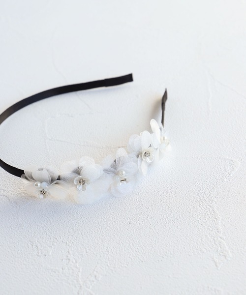 Rora（ローラ）の「スノーフラワー カチューシャ（カチューシャ・キッズ・ホワイト・FREE）」の14枚目の写真