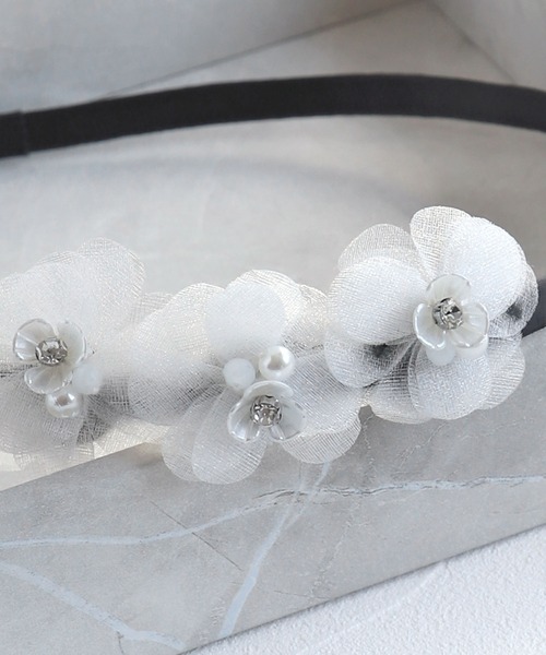 Rora（ローラ）の「スノーフラワー カチューシャ（カチューシャ・キッズ・ホワイト・FREE）」の17枚目の写真