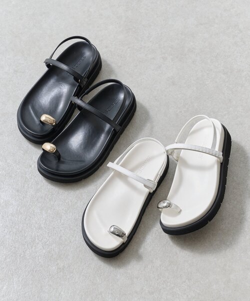 BEARDSLEY（ビアズリー）の「《2/12(木)12：00予約開始》トゥリングサンダル（サンダル・レディース・ホワイト/ブラック・36/37/38）」の20枚目の写真