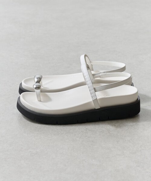 BEARDSLEY（ビアズリー）の「《2/12(木)12：00予約開始》トゥリングサンダル（サンダル・レディース・ホワイト/ブラック・36/37/38）」の22枚目の写真