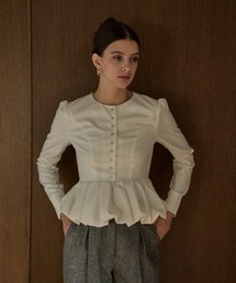 ERADIE（エラディエ）の「Bloom Pepulum Top  バルーンペプラムトップ（シャツ/ブラウス）」