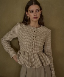 ERADIE（エラディエ）の「Bloom Pepulum Top  バルーンペプラムトップ（シャツ/ブラウス）」