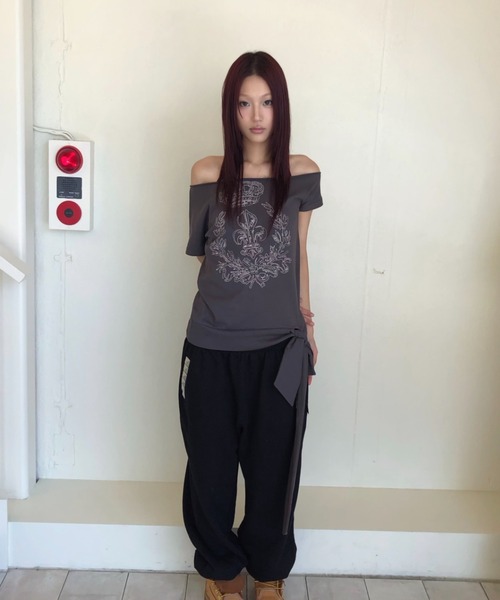 SCULPTOR(スカルプター)の「Napoleon Stud Sweatpants(スウェットパンツ・レディース・エメラルドブルー/グレー/ブラック・MEDIUM/SMALL)」の19枚目の写真