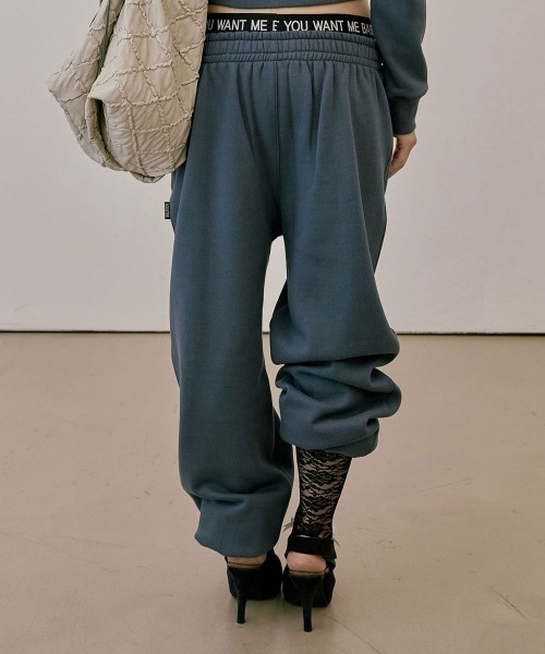 SCULPTOR(スカルプター)の「Napoleon Stud Sweatpants(スウェットパンツ・レディース・エメラルドブルー/グレー/ブラック・MEDIUM/SMALL)」の8枚目の写真