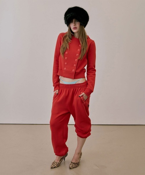 SCULPTOR(スカルプター)の「Napoleon Stud Sweatpants(スウェットパンツ・レディース・エメラルドブルー/グレー/ブラック・MEDIUM/SMALL)」の11枚目の写真