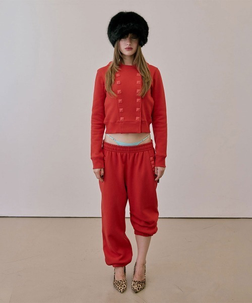 SCULPTOR(スカルプター)の「Napoleon Stud Sweatpants(スウェットパンツ・レディース・エメラルドブルー/グレー/ブラック・MEDIUM/SMALL)」の12枚目の写真