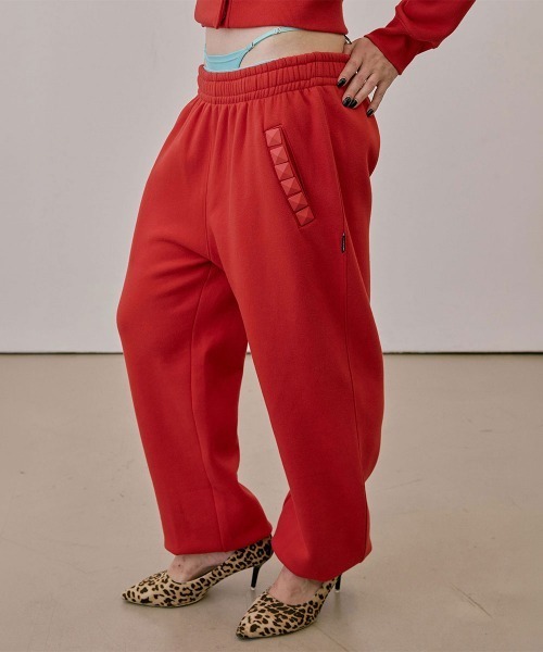 SCULPTOR(スカルプター)の「Napoleon Stud Sweatpants(スウェットパンツ・レディース・エメラルドブルー/グレー/ブラック・MEDIUM/SMALL)」の14枚目の写真