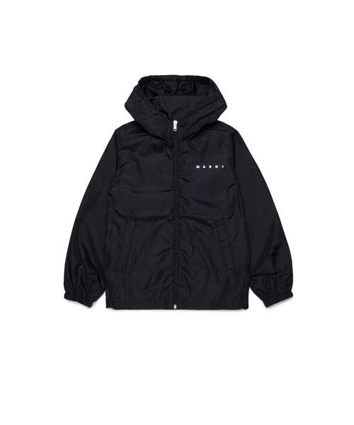 MARNI（マルニ）の「キッズ ジップアップジャケット MARNI KID（ナイロンジャケット・キッズ・ブラック・4Y/10Y/12Y/14Y/6Y）」の5枚目の写真