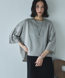 DOUX ARCHIVES（ドゥアルシーヴ）の「ラメ裏毛ショートスリーブプルオーバー（スウェット）」