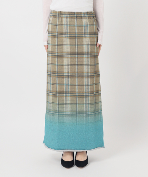 Oriens JOURNAL STANDARD（オリエンス ジャーナルスタンダード）の「チェックグラディエントスカート（スカート・レディース・イエロー/ブルー系その他・FREE）」の17枚目の写真