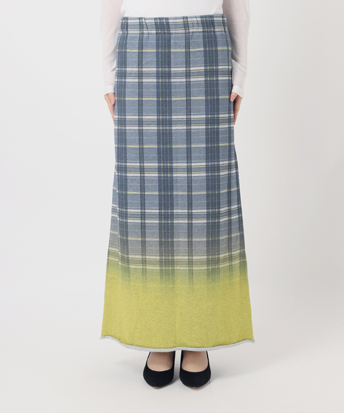 Oriens JOURNAL STANDARD（オリエンス ジャーナルスタンダード）の「チェックグラディエントスカート（スカート・レディース・イエロー/ブルー系その他・FREE）」の10枚目の写真