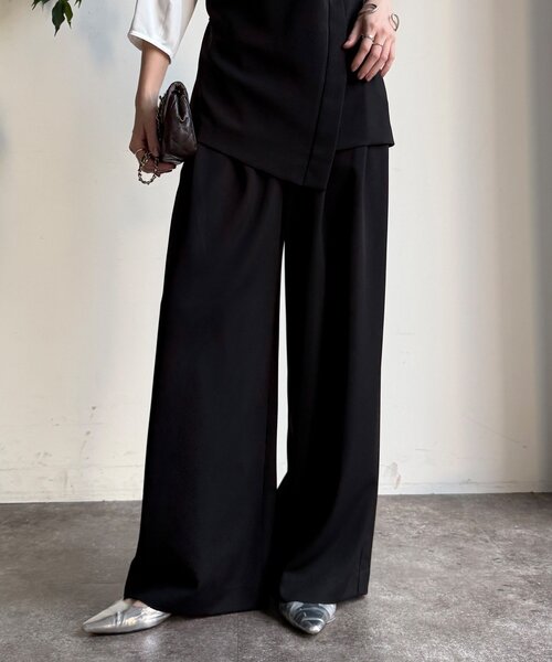 DouDou（ドゥドゥ）の「【WEB限定/オケージョン対応】セットアップ（セットアップ・レディース・ブラック/ベージュ・38/36）」の13枚目の写真