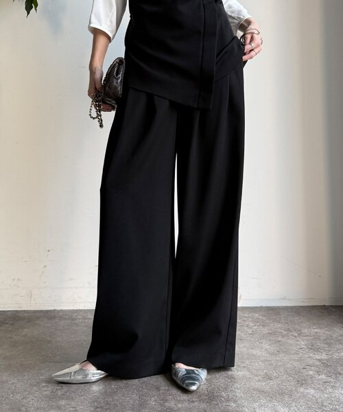 DouDou（ドゥドゥ）の「【WEB限定/オケージョン対応】セットアップ（セットアップ・レディース・ブラック/ベージュ・38/36）」の16枚目の写真