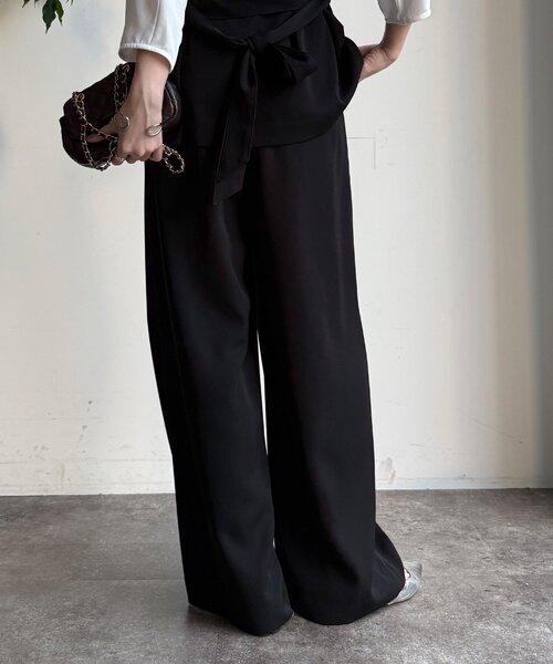 DouDou（ドゥドゥ）の「【WEB限定/オケージョン対応】セットアップ（セットアップ・レディース・ブラック/ベージュ・38/36）」の17枚目の写真