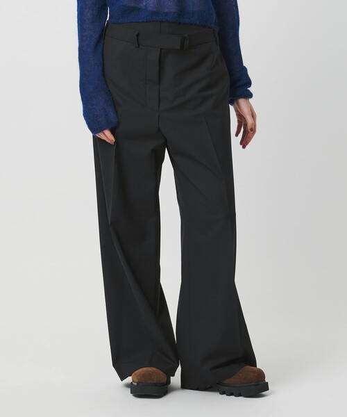 H BEAUTY&YOUTH UNITED ARROWS(エイチビューティーアンドユースユナイテッドアローズ)の「<H>レイヤード トラウザーズ(その他パンツ・レディース・ダークグレー/ブラック・S/M)」の2枚目の写真