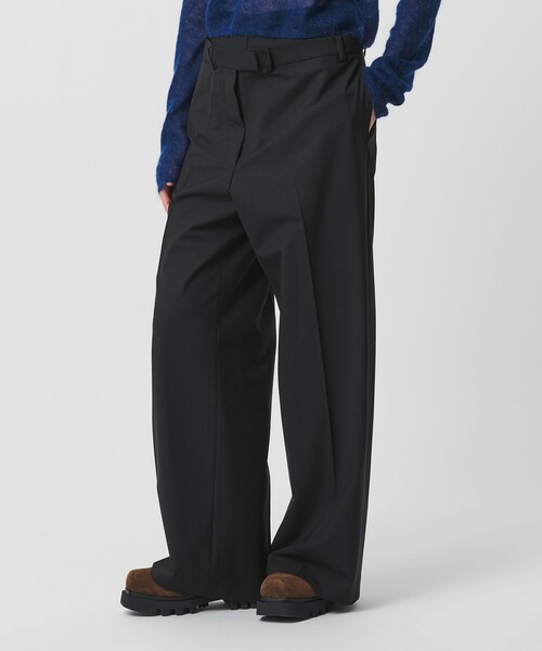 H BEAUTY&YOUTH UNITED ARROWS(エイチビューティーアンドユースユナイテッドアローズ)の「<H>レイヤード トラウザーズ(その他パンツ・レディース・ダークグレー/ブラック・S/M)」の3枚目の写真