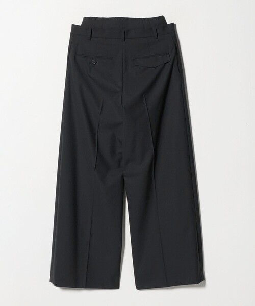 H BEAUTY&YOUTH UNITED ARROWS(エイチビューティーアンドユースユナイテッドアローズ)の「<H>レイヤード トラウザーズ(その他パンツ・レディース・ダークグレー/ブラック・S/M)」の8枚目の写真