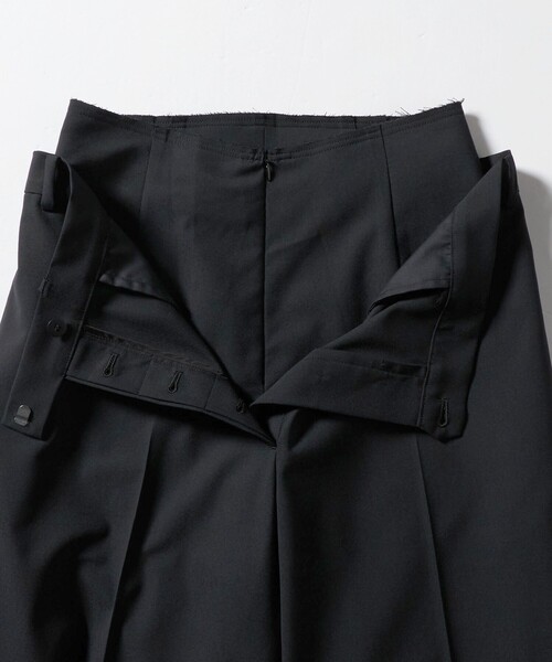 H BEAUTY&YOUTH UNITED ARROWS(エイチビューティーアンドユースユナイテッドアローズ)の「<H>レイヤード トラウザーズ(その他パンツ・レディース・ダークグレー/ブラック・S/M)」の12枚目の写真