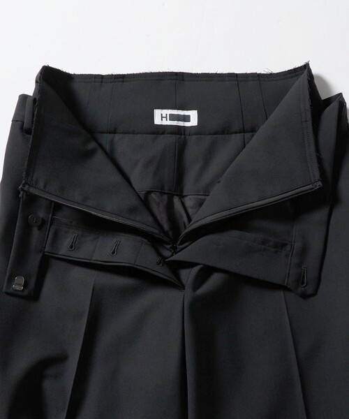 H BEAUTY&YOUTH UNITED ARROWS(エイチビューティーアンドユースユナイテッドアローズ)の「<H>レイヤード トラウザーズ(その他パンツ・レディース・ダークグレー/ブラック・S/M)」の13枚目の写真