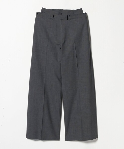 H BEAUTY&YOUTH UNITED ARROWS(エイチビューティーアンドユースユナイテッドアローズ)の「<H>レイヤード トラウザーズ(その他パンツ・レディース・ダークグレー/ブラック・S/M)」の16枚目の写真