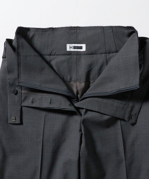 H BEAUTY&YOUTH UNITED ARROWS(エイチビューティーアンドユースユナイテッドアローズ)の「<H>レイヤード トラウザーズ(その他パンツ・レディース・ダークグレー/ブラック・S/M)」の19枚目の写真