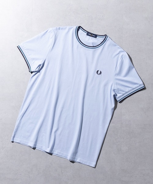 FRED PERRY(フレッドペリー)の「【FRED PERRY】TWIN TIPPED T-SHIRT M1588③(Tシャツ/カットソー・レディース・イエロー系その他2/カーキ/アイボリー系3/アイボリー系2/アイボリー/レッド/ネイビー系6/ネイビー系5/ネイビー系4/ネイビー系3/ライトブルー/イエロー/ダークグレー/ダークグリーン系2/ダークグリーン/グリーン系1・XL/L/M/S/XS)」の9枚目の写真