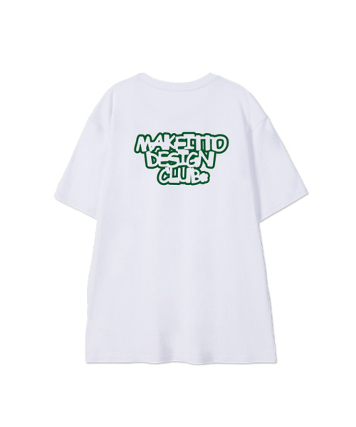MAKEITTO（メイキット）の「[DESIGN CLUB] CREW NECK TEE_WHITE（Tシャツ/カットソー・メンズ・その他・MEDIUM/LARGE/X-LARGE/XX-LARGE）」の3枚目の写真